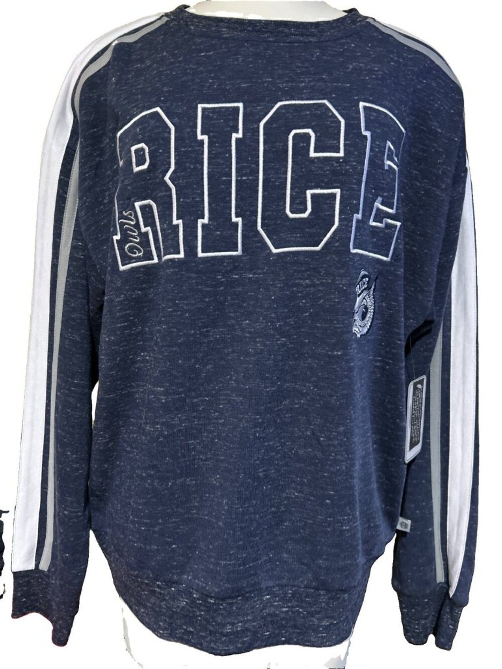 NEW Rice University Owls The Yard Navy Sammy Sweatshirt Soft Women's M